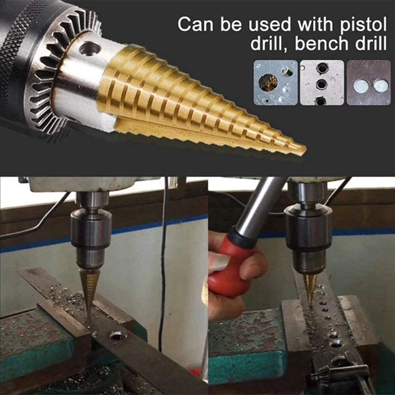مثقاب متدرج مستقيم HSS مقاس 4- - مراجعة Drill Bits وسعره