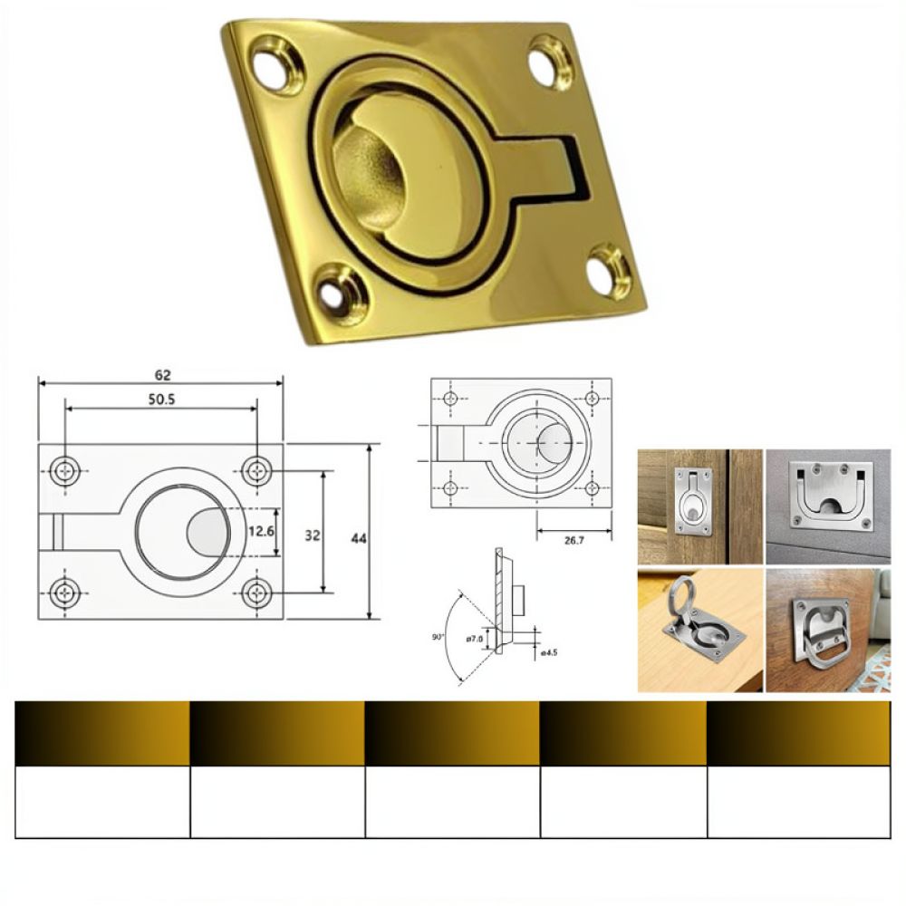 مقبض حلقي مخفي من الفولاذ المق - مراجعة Door Handle وسعره